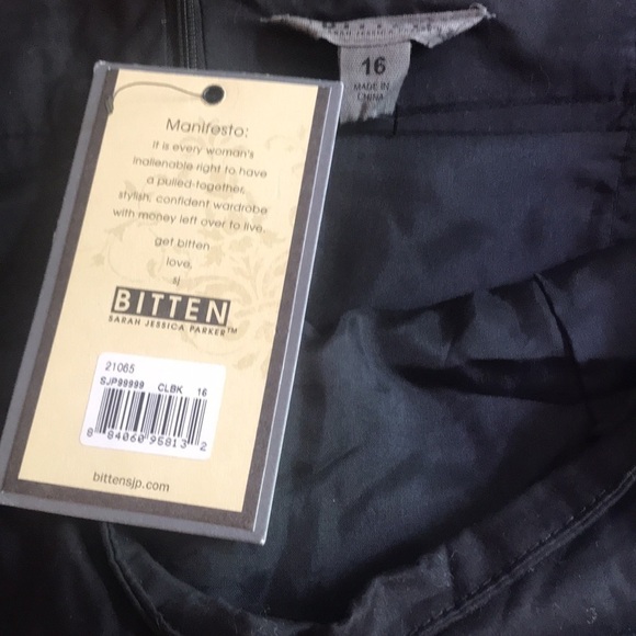 🆕 Bitten Black Strapless Dress 16 - Picture 5 of 7